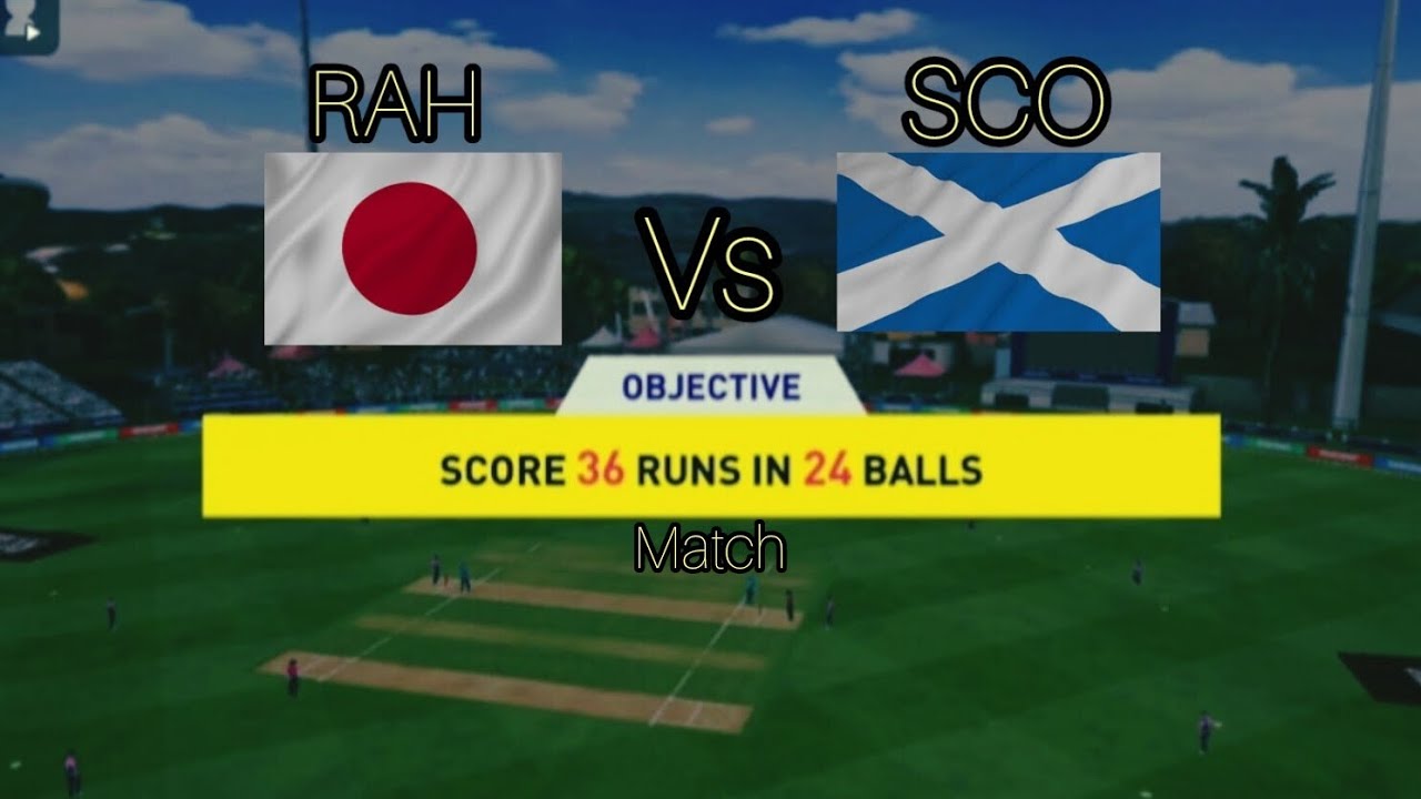 RAH vs SCO Match । Score 36 Runs Chase In 24 balls । Dream Cricket 2024 ...