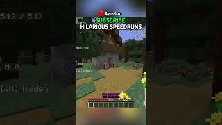 I Found The Funniest FAKE Minecraft Speedrun…