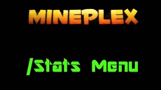 The /Stats Menu on Mineplex