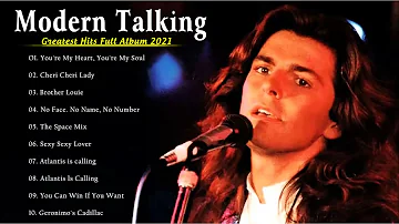 Best Of Modern Talking Playlist 2021   Modern Talking Greatest Hits Full Album 2021