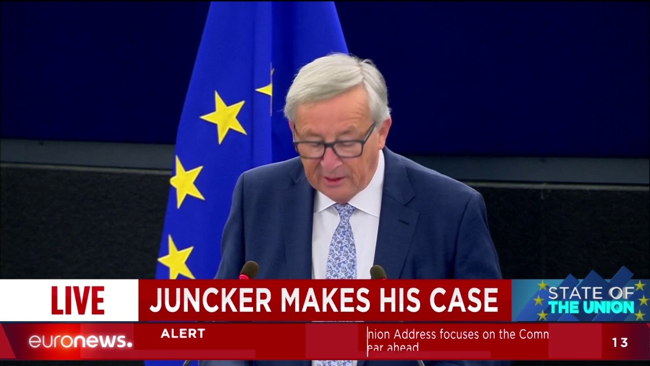 Watch Juncker’s State of the Union address YouTube