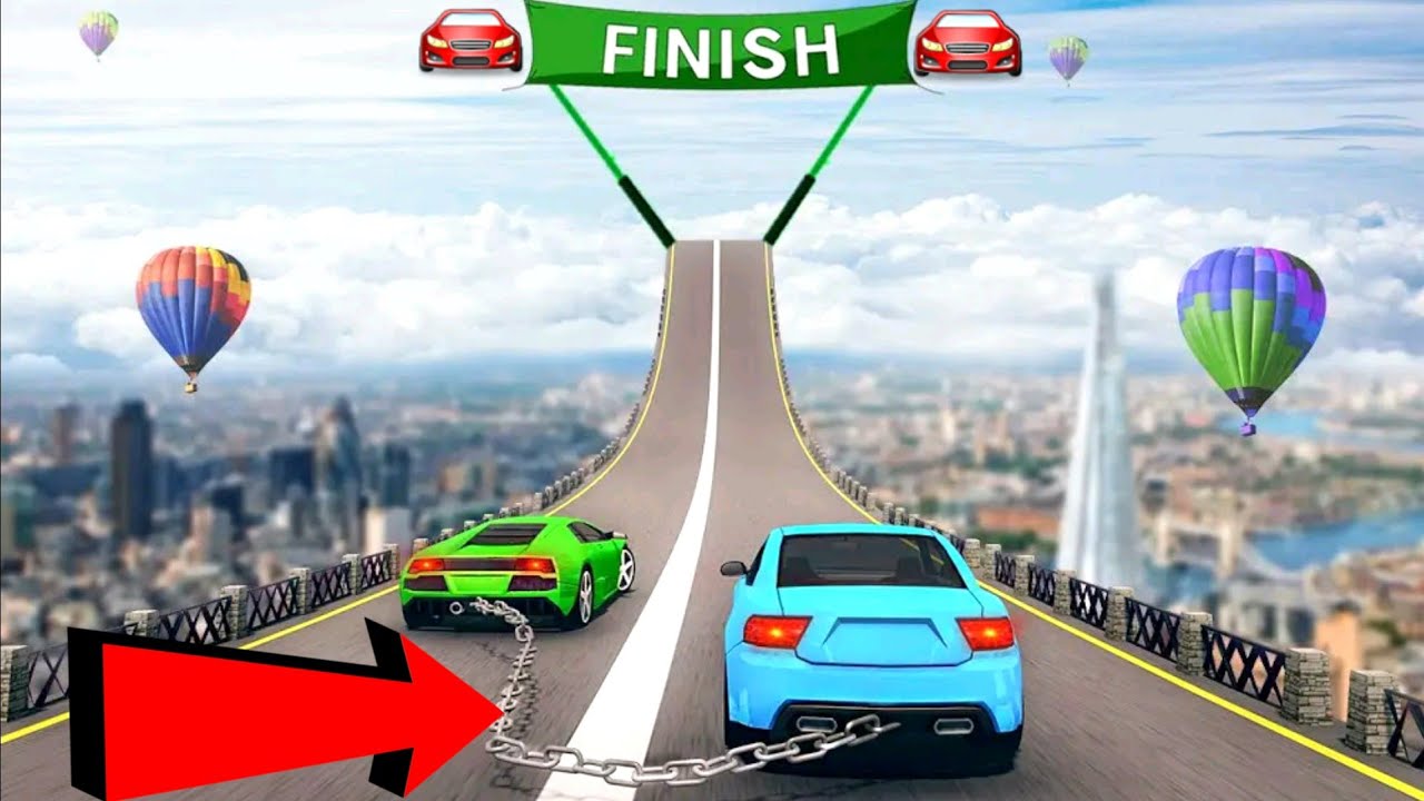 Superhero Double Impossible: Mega Ramp Car Stunts, Monster Car, Android Gameplay, iOS (FHD) #10