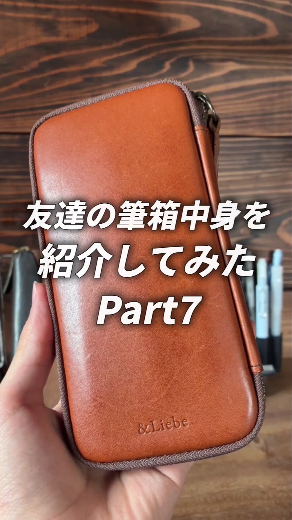 Part7】友達の筆箱の中身紹介してみた。 #筆箱紹介 #&Liebe #アンド