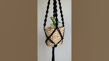 Vcs gostariam de um tutorial de Suporte de Plantas? 🌱 #macrame #diy #macrametutorial #craft