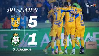 Tigres 5-1 Santos Hubo Eada De La U Con México C26