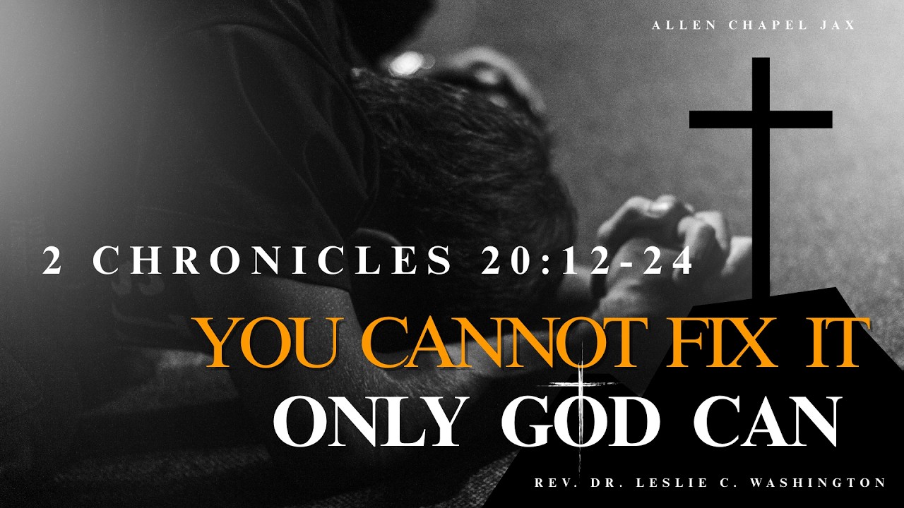 Live: You Cannot Fix It, Only God Can!