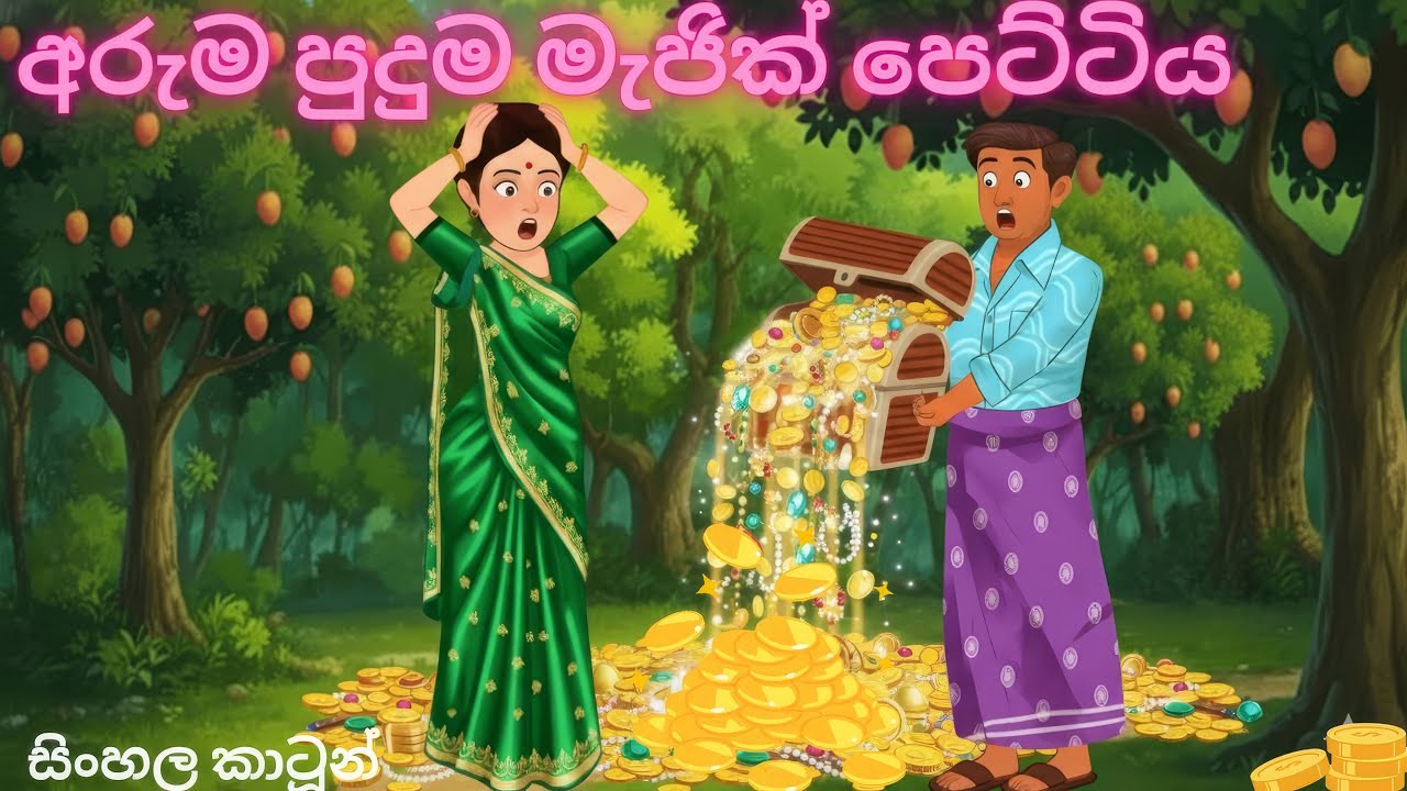 අරුම පුදුම මැජික් පෙට්ටිය | සිංහල කාටූන් | The magical box 