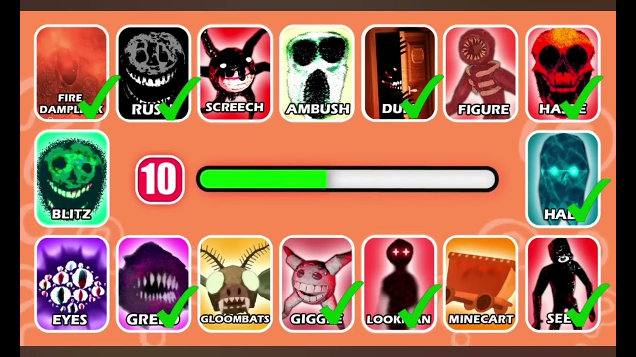 Угадай монстров по звуку из Doors