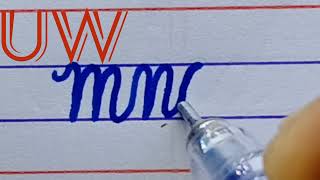 How to learn mnop in cursive writing | how to learn cursive writing | how to write cursive writing