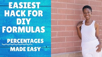 QOTD - How to Do Percentages for Cosmetic Formulas