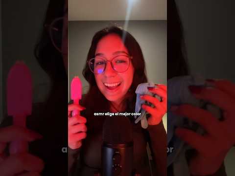ASMR ¿qué color suena mejor? ¿🩷 o 🩵?#asmr #ASMR #relax #colorbattle