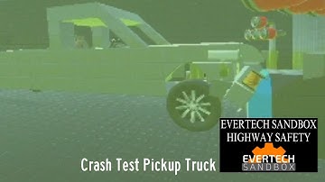Crash Test Pickup Evertech Sandbox