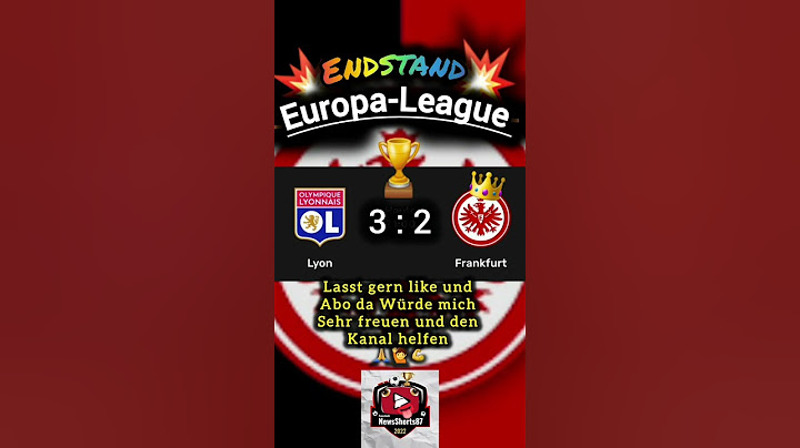 Eintracht Frankfurt verliert 3:2 gg. Olympique Lyon in der Europa-League #live #fußball #shorts #sky
