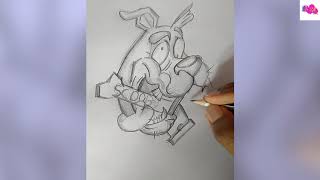 Pencil Drawing/Scooby doo/Cartoon Drawing /New drawings /Pencil art for beginners / Latest drawings