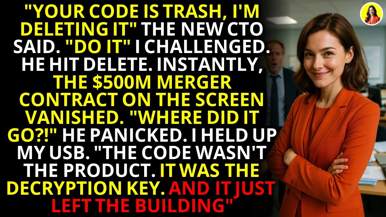CTO Deleted My 'Trash Code' – It Was the Key to a $500M Merger 💼 | #OfficeRevenge