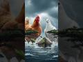 “The Hen and the Pigeon’s Broken Hut 😢 | Heart Touching Moral Story”#ai #hen #pigeon