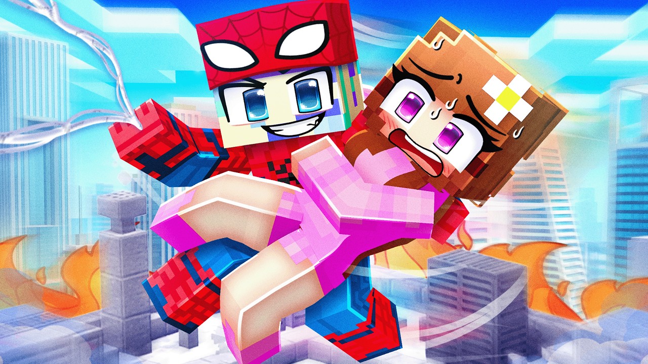 Dash has a SPIDERMAN SECRET in Minecraft...