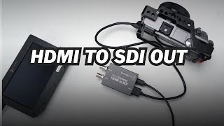 Cara Merubah Kamera Mirrorless HDMI Out jadi SDI Out - Pake Blackmagic Micro Converter - HDMI to SDI