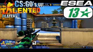 ESEA #13 CS:GO 1vs5 5k 4k Clutches AWP Highlights