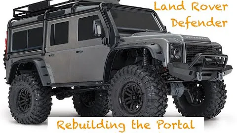 Traxxas TRX4 - Stripping Cleaning & Restoring the Portal Axles Diffs & Gearbox with Ball Bearings!