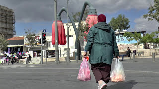 11 minutes walk through the streets of Jerusalem, Israel