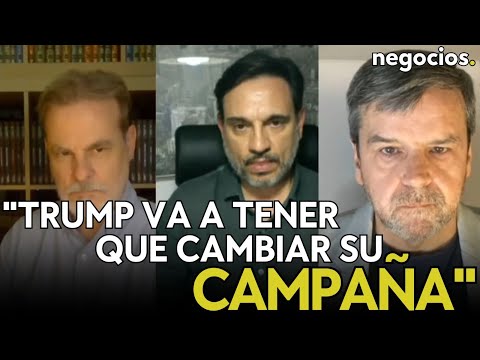 "Trump va a tener que cambiar totalmente su campa&ntilde;a, solo se basaba en la incapacidad de Biden".Coso