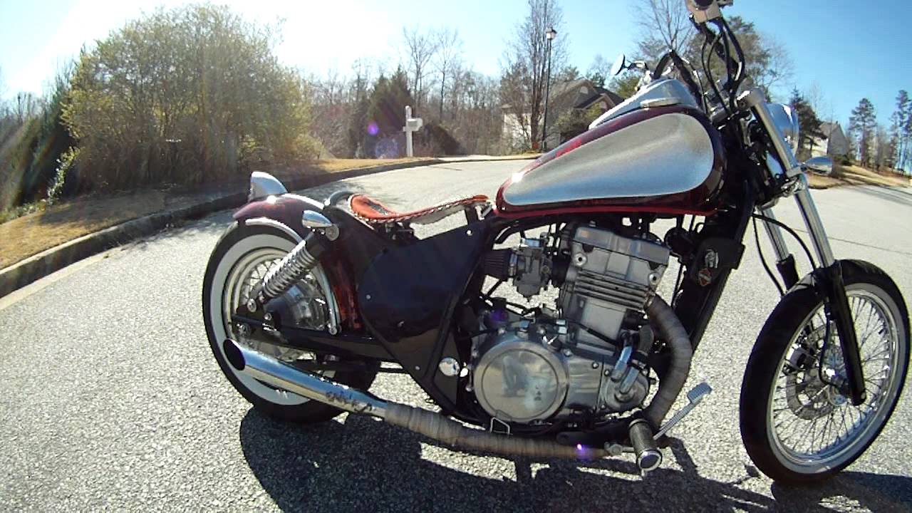 1997 Kawasaki Vulcan 500 Bobber (recorded with cam) - YouTube