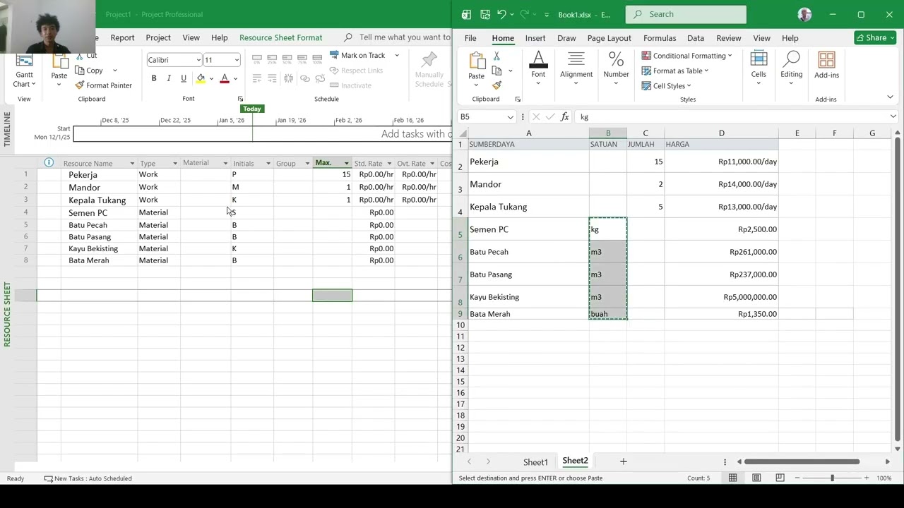 PEMODELAN KURVA S DENGAN APLIKASI MS PROJECT