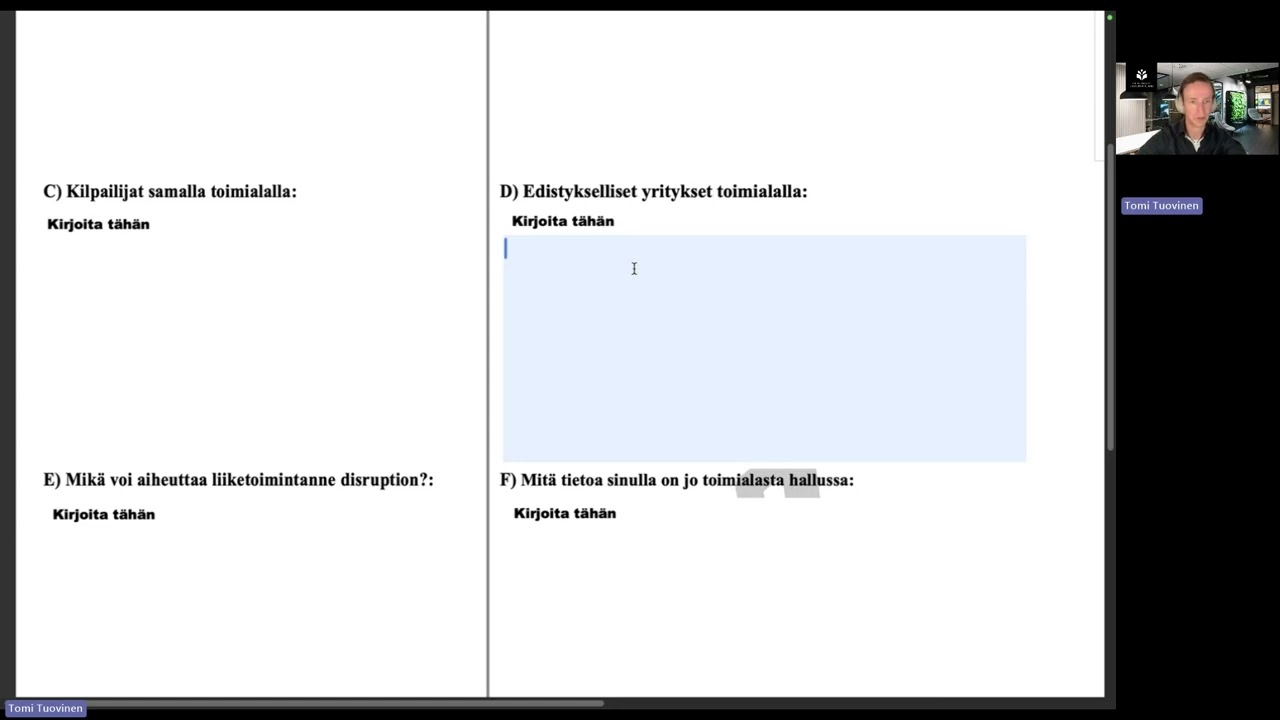 Havuja Bootcamp 1: Idean kirkastaminen ja validointi