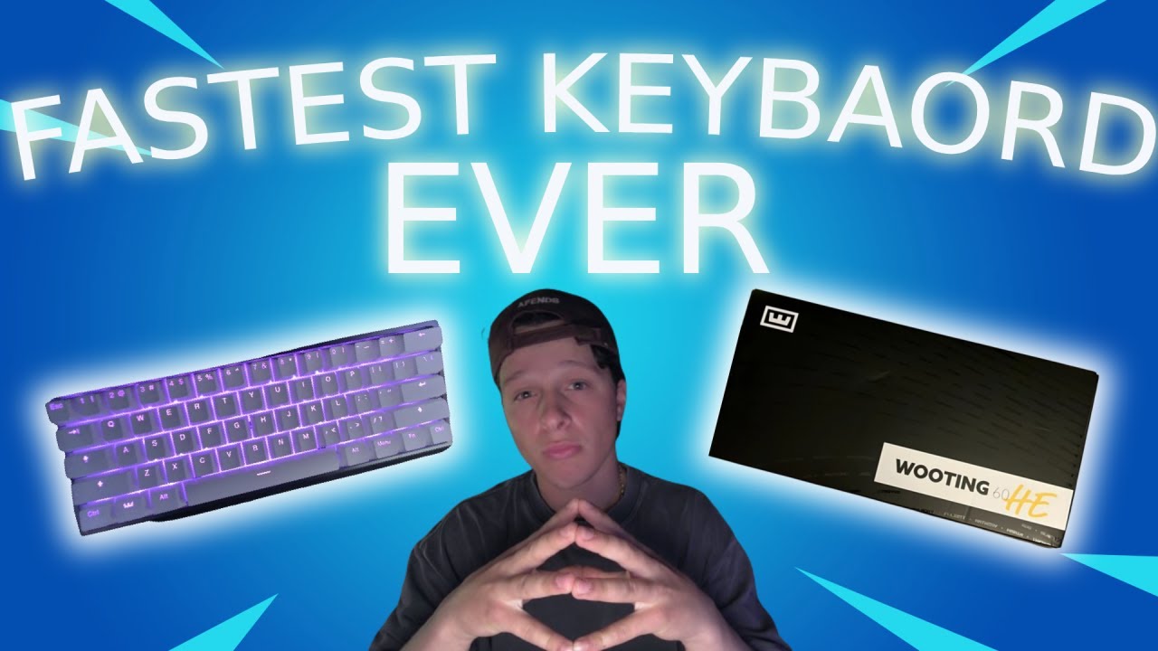 UNBOXING THE WOOTING 60HE... (FASTEST GAMING KEYBOARD) (FORTNITE