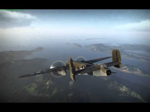 B25 Random Engine Fire - War Thunder