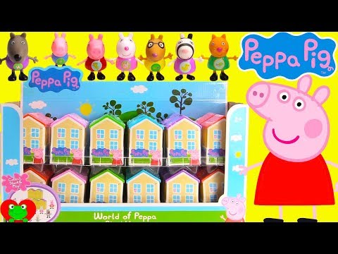 peppa pig house surprise