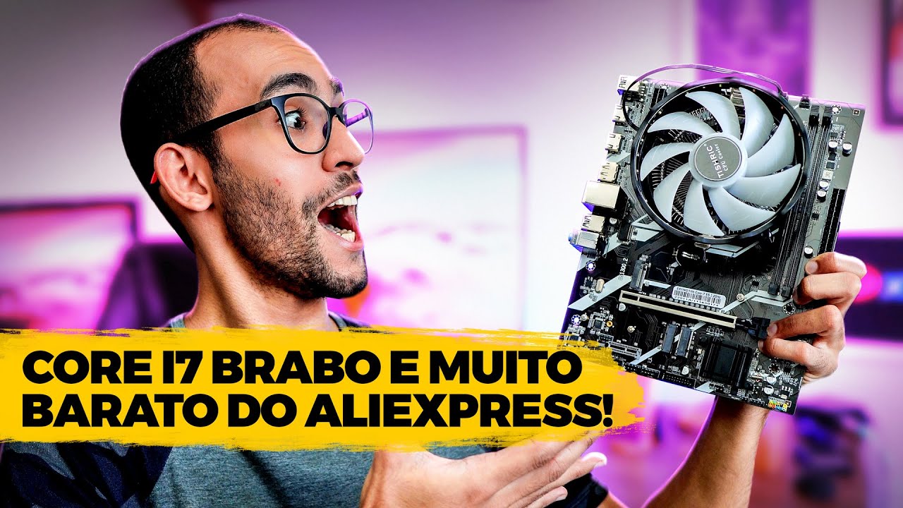 O Core i7 + TOP DO ALIEXPRESS! R$750 e RODA TUDO, testei COM e SEM