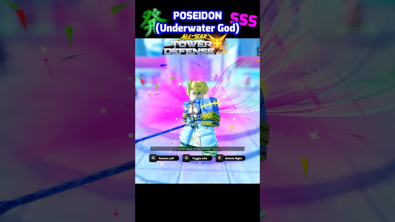 Maxed SSS Genesis Poseidon (Underwater God) 100% Skill Tree Showcase 