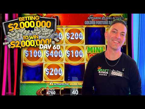 Another day in the office 🤑 Day 60: Betting $2M to WIN $2M