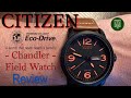Citizen Eco-Drive Chandler 100m Field Watch - Review & Unboxing (BM8475-26E / E101M)