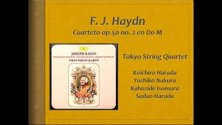 Famous Haydn, String Quartet Op 50, no 2 - Video Score . Tokyo Quartet Profile