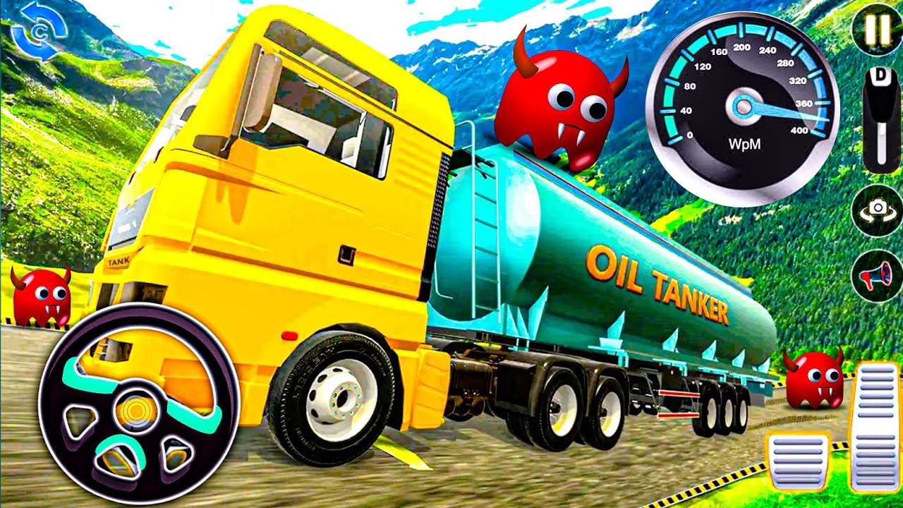 Oil Truck Simulator Truck Game Oil Tanker Transport Truck Driving