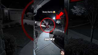 This is NOT the real Santa... If you see him, lock your door!😱 #viral #santa #shorts