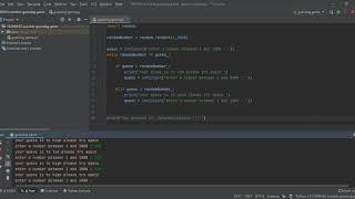 number guessing game 2 – guessing game py PyCharm