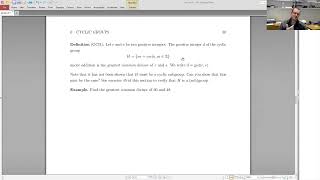 Abstract Algebra: Cyclic Groups - Greatest Common Divisor