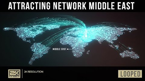 Attracting Network Middle East Stock Motion Graphics