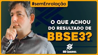 O que achou do RESULTADO de BBSE3?