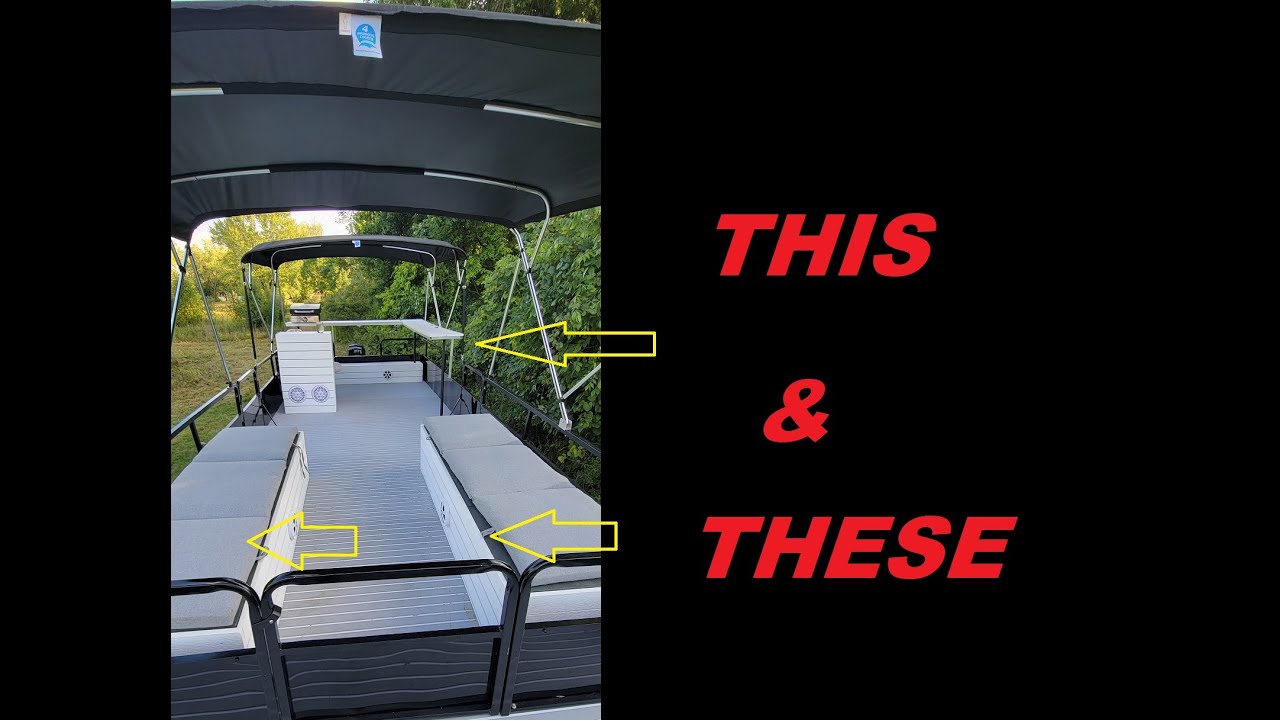 Pontoon Party Barge Part 4 Furniture and Bar top