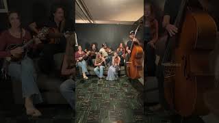 Backstage pickin’ with @sweetsallyband  The tune is called “Old Barnes” - by @samgrismanproject