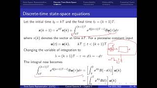 5.2. Discrete-Time State-Space Representation