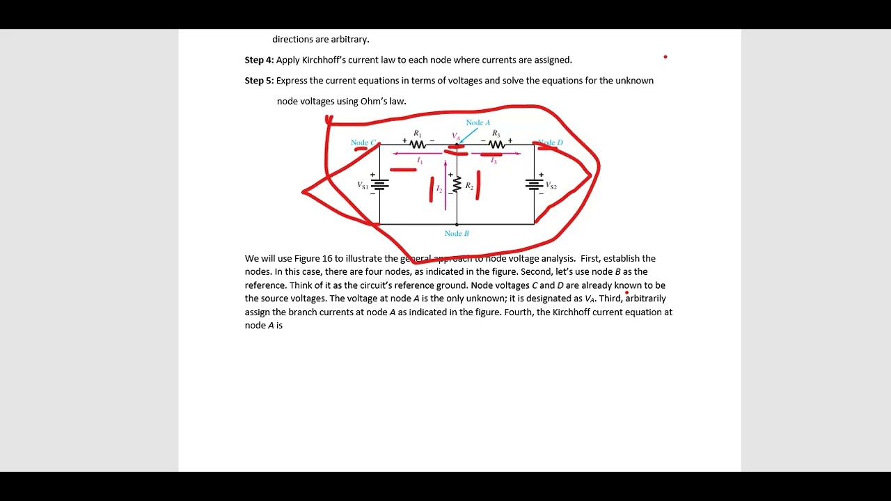 Applied Physics Introduction of Node Voltage Method - Part I - YouTube