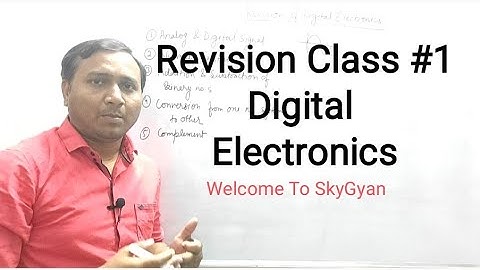 #1 Revision Class of Digital Electronics l Polytechnic l Diploma l