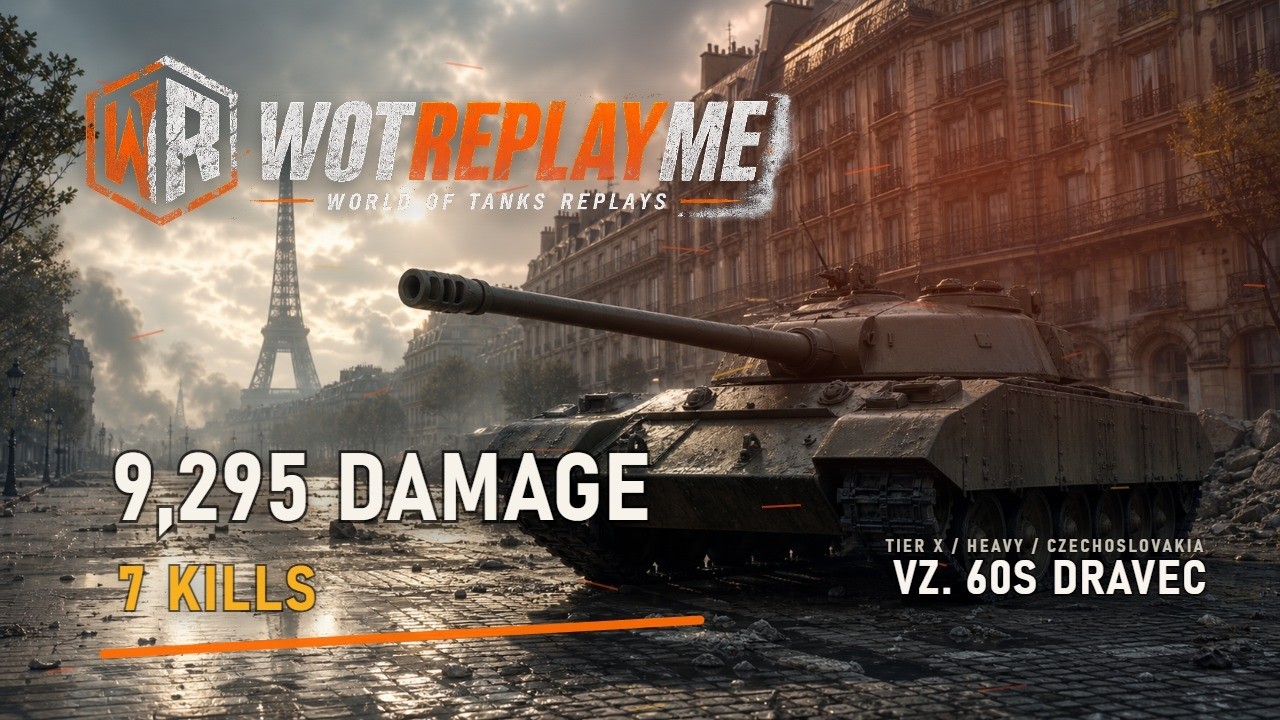 Vz. 60S Dravec Tier X HT Replay | Paris | 7 Kills - YouTube
