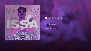 Bank Account 21 Savage (lyrics)